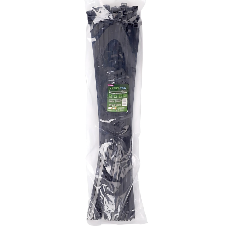 Coliere plastic, soricei negrii, 9mm Grosime, 60cm [1]
