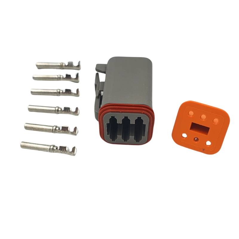 Conector, Mufa Deutsch DT tata sau mama cu 6 pini [2]