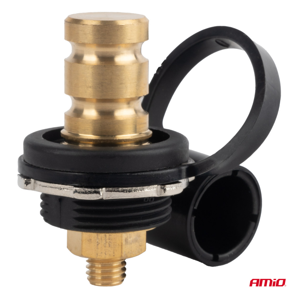 Conector Negativ (-) Baterie Auto cu Capac, M10 (3/8"), 12-48V, 250A [3]