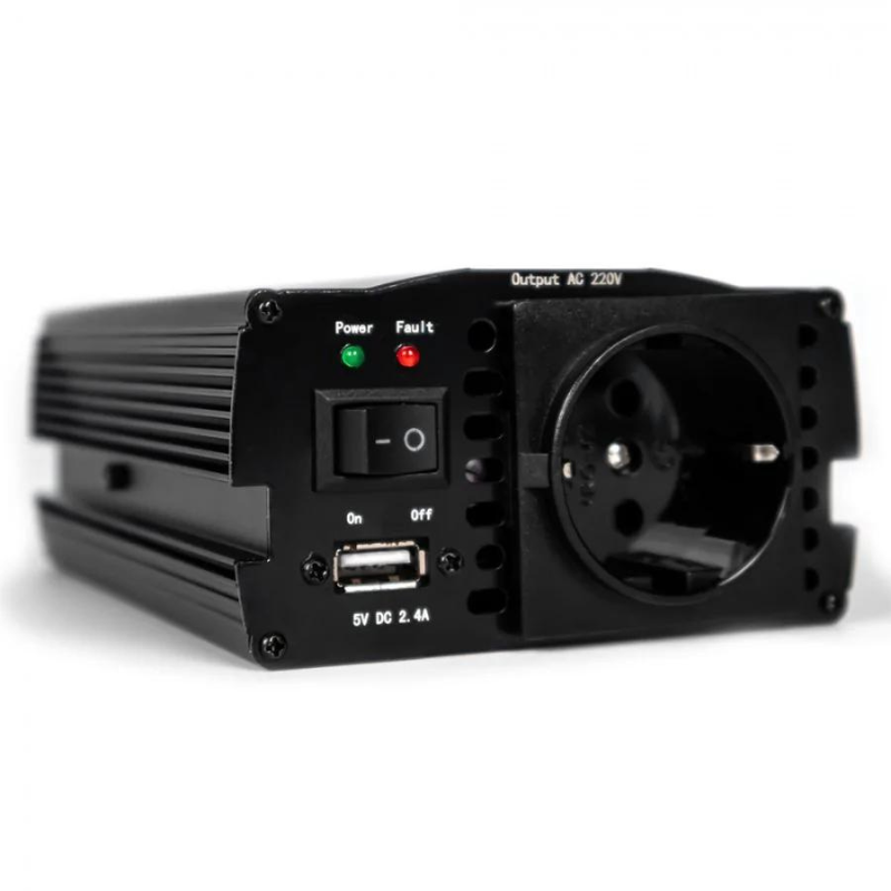 Convertor Tensiune, Invertor auto 300W putere continuă, sinusoidal complet, 24V - 230V, 50Hz [2]