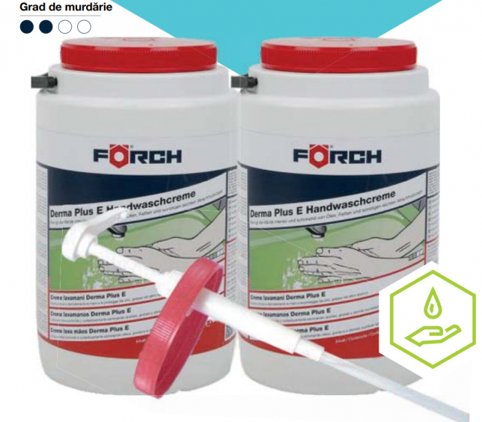 Crema de spalat pe maini Forch, 3L, Derma Plus E, cu pompita - Foerch 6186 9100 [2]