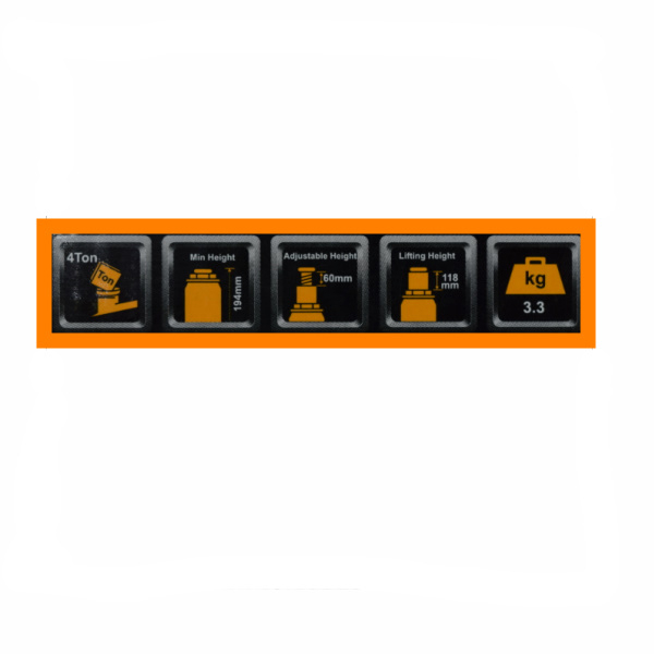 Cric hidraulic 4T - INGCO  HBJ402 [2]