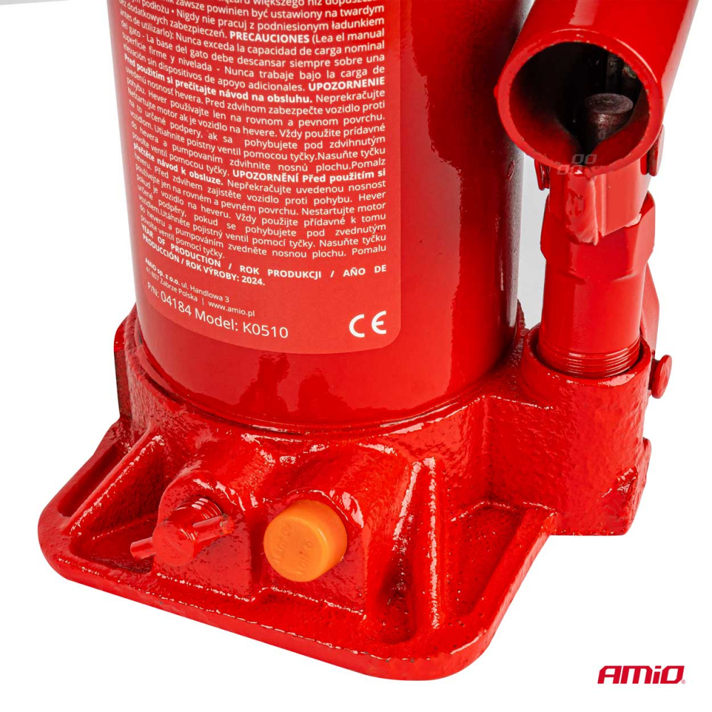 Cric Hidraulic Tip Sticla 10 Tone, cu Cutie Depozitare [4]