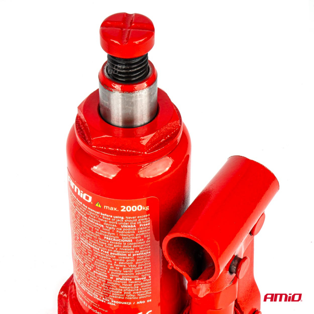 Cric Hidraulic Tip Sticla 2 Tone, cu Cutie Depozitare [3]