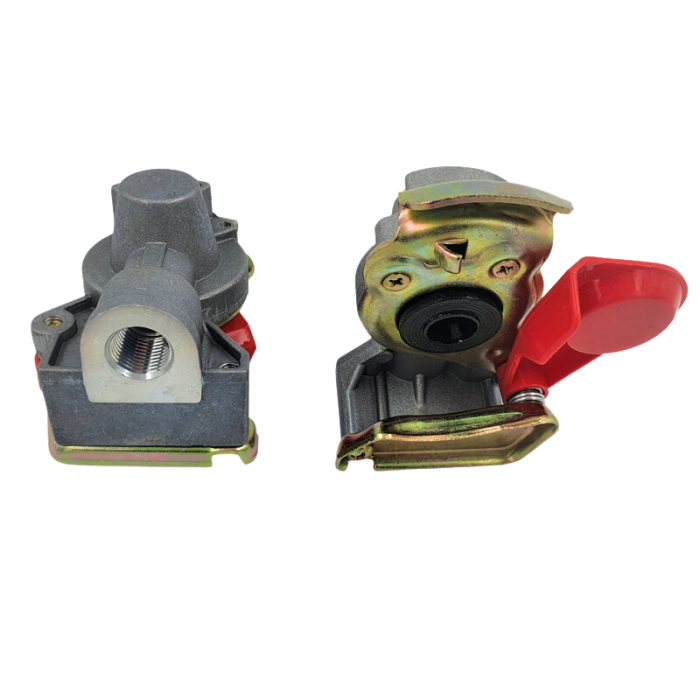 Cupla aer rosie remorca, M16, cu supapa - Truck LED P1603 [5]