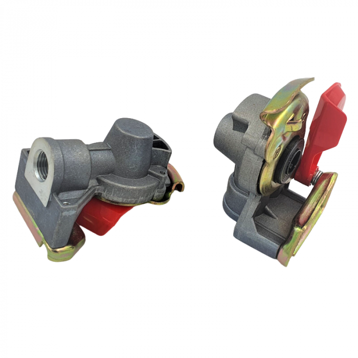 Cupla aer rosie remorca, M16, cu supapa - Truck LED P1603 [2]