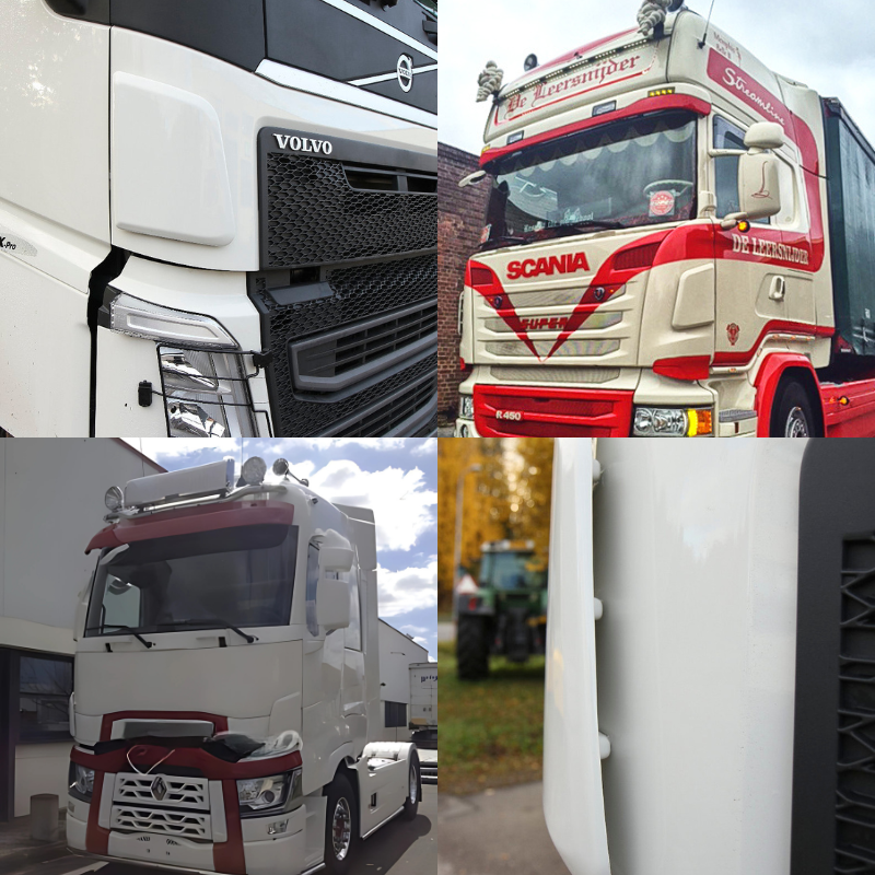 Deflectoare Aer de Colt Antinoroi pentru VOLVO FH4, SCANIA R, RENAULT T [6]