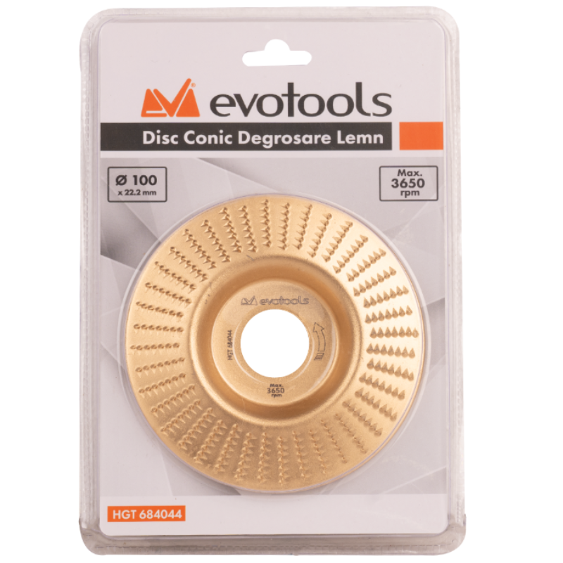 Disc conic pentru degrosare lemn, diametru 10 cm, pentru sculptare si modelare [2]
