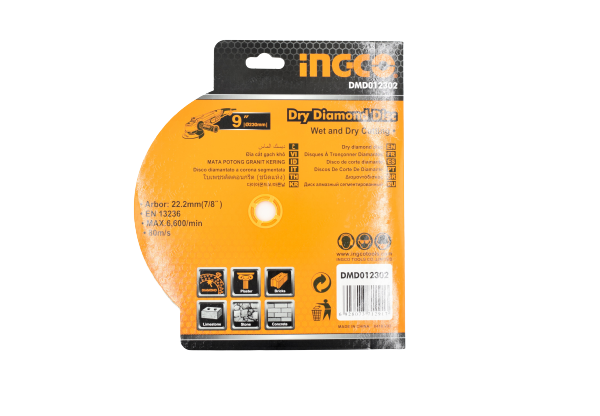 Disc diamantat intrerupt 230mm x 7,5mm [6]