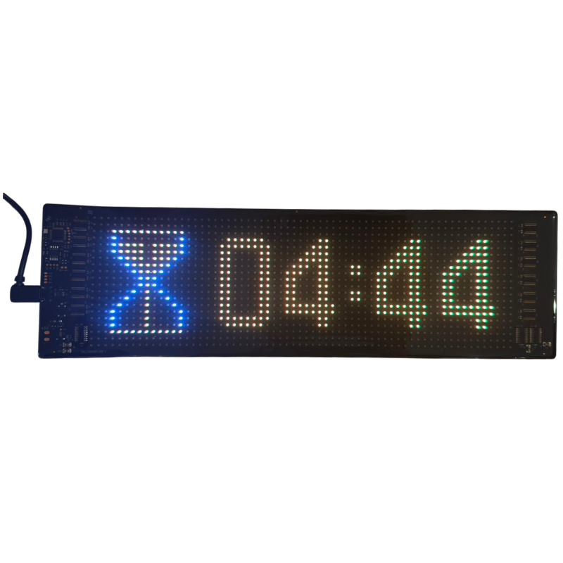 Display LED Matrix Flexibil Programabil 10.2 x 34.8 cm, USB 5V, IP65, Control aplicatie Android/iOS si Telecomanda [12]