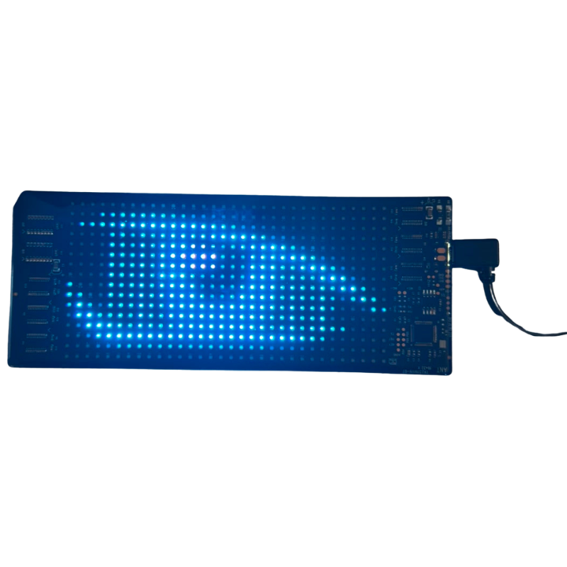 Display LED Matrix Flexibil Programabil 7 x 17.3 cm, USB 5V, IP65, Control aplicatie Android/iOS si Telecomanda [11]