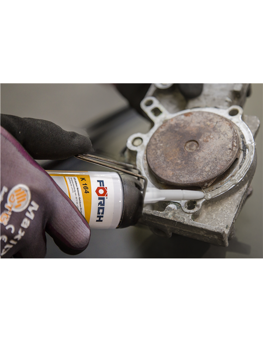 Etansant siliconic pentru motoare si carcase RTV, Negru, rezistent la temperatura, Forch, 200ml - Foerch 6486 4563, baie ulei [3]