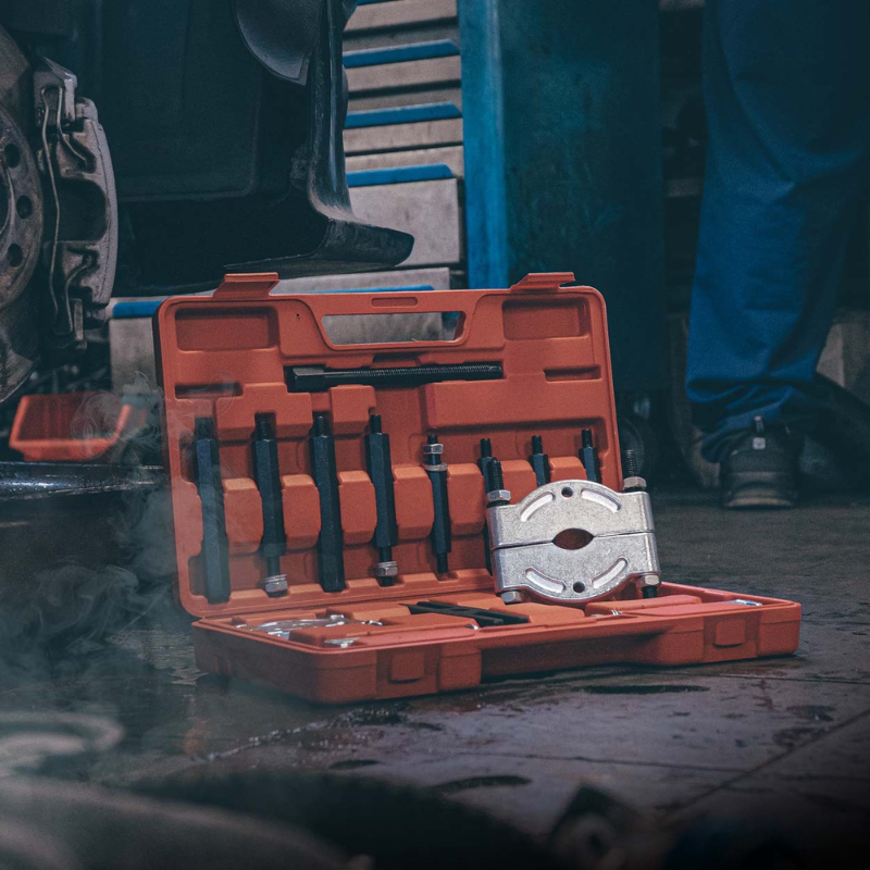 Extractor rulmenti cu separator, set 14 piese, universal, 25-75 mm [2]