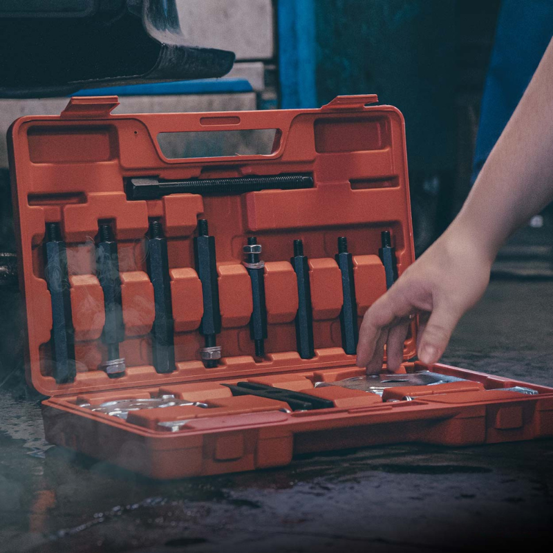 Extractor rulmenti cu separator, set 14 piese, universal, 25-75 mm [4]