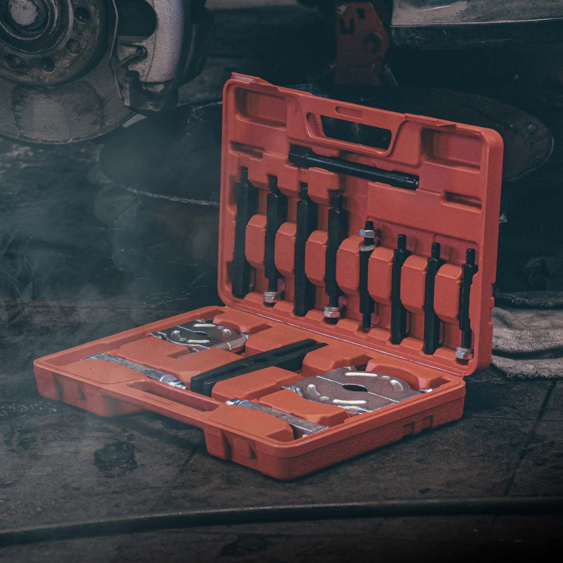 Extractor rulmenti cu separator, set 14 piese, universal, 25-75 mm [3]