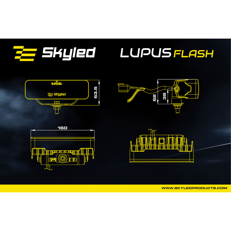 Far de lucru LED, 54W, 12-48V, lumina de pozitie, IP69K, 160 mm [11]
