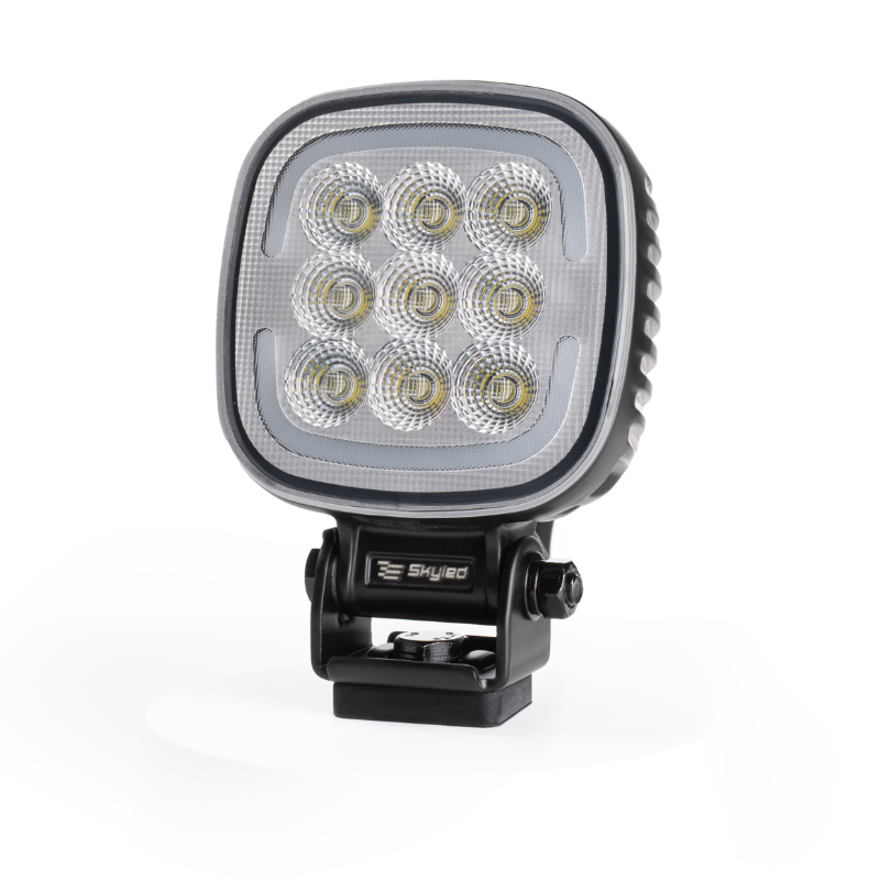 Far LED de Lucru, 6500K, 45W, 5000 lm, 12-48V, IP67/IP69K, Lumina de Pozitie Alba/Portocalie/Rosie [8]