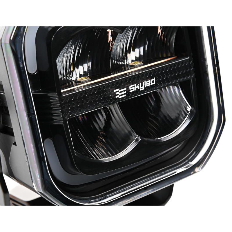 Far LED de Lucru, 5700K, 80W, 4200 lm, 10-48V, IP67/IP69K, Lumina de Pozitie Alba/Portocalie/Rosie [5]