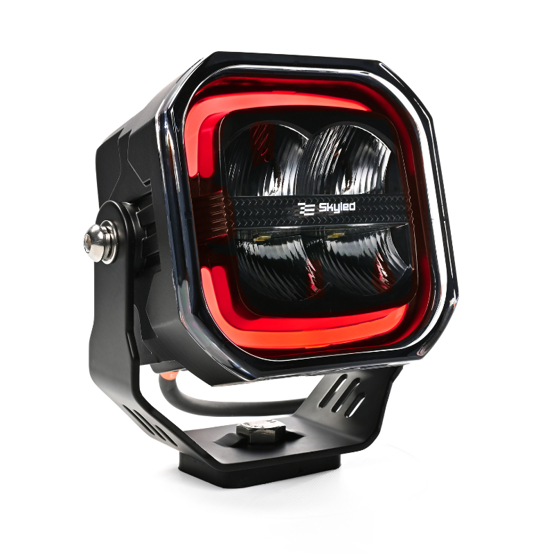 Far LED de Lucru, 5700K, 80W, 4200 lm, 10-48V, IP67/IP69K, Lumina de Pozitie Alba/Portocalie/Rosie [3]