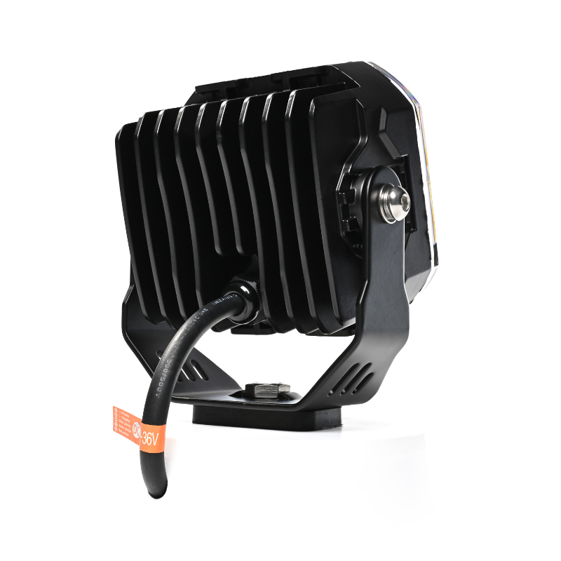 Far LED de Lucru, 5700K, 80W, 4200 lm, 10-48V, IP67/IP69K, Lumina de Pozitie Alba/Portocalie/Rosie [13]