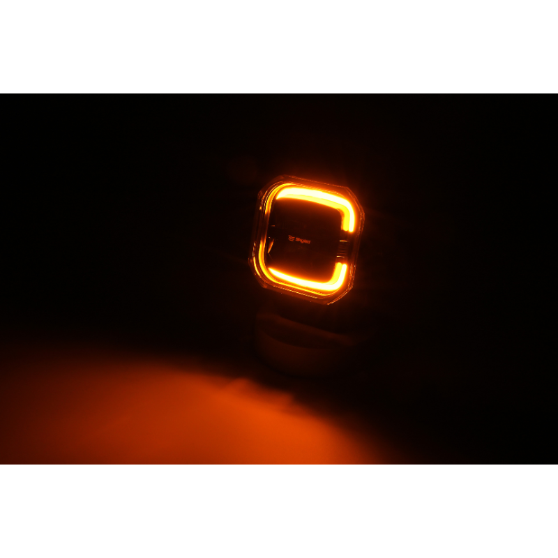 Far LED de Lucru, 5700K, 80W, 4200 lm, 10-48V, IP67/IP69K, Lumina de Pozitie Alba/Portocalie/Rosie [6]