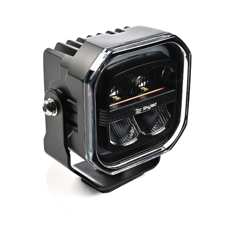 Far LED de Lucru, 5700K, 80W, 4200 lm, 10-48V, IP67/IP69K, Lumina de Pozitie Alba/Portocalie/Rosie [10]