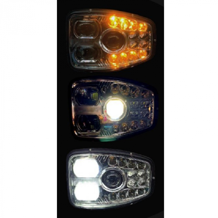 Far LED potrivit pentru tractoare, utilaje si excavatoare cu 5 functii, 12  24V - Truck LED L3430, L3431 [3]
