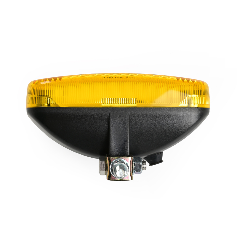 Lampa de pozitie fata TALMU, tip lamaie cu bec, carcasa neagra, dispersor galben, suport reglabil [5]