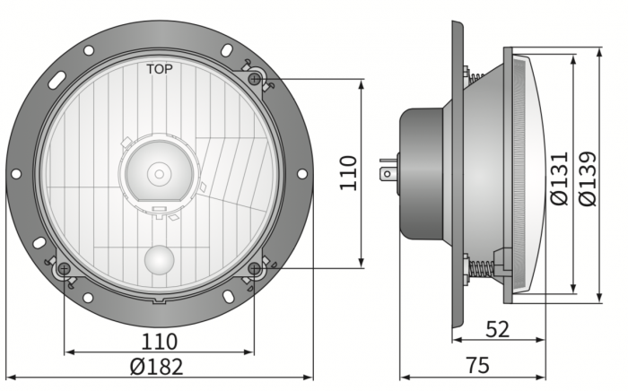 Far Tractor Rotund PES 3, 131 x 110, 3 functii - Wesem PES3.42280 [3]