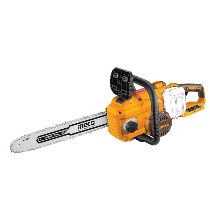 Fierastrau cu Lant, Drujba pe acumulatori, 40V, 2 x 20V, lama 40cm, Motor fara Perii [2]