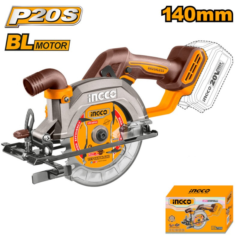 Fierastrau pe accumulator, P20S, 20V, 140mm, Brushless [1]