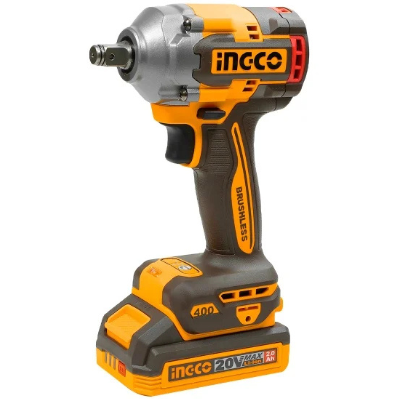 Cheie, Pistol de impact, 20V, Brushless, 400Nm, 1/2", fara acumulator si incarcator [5]