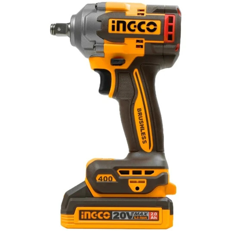 Cheie, Pistol de impact, 20V, Brushless, 400Nm, 1/2", fara acumulator si incarcator [6]