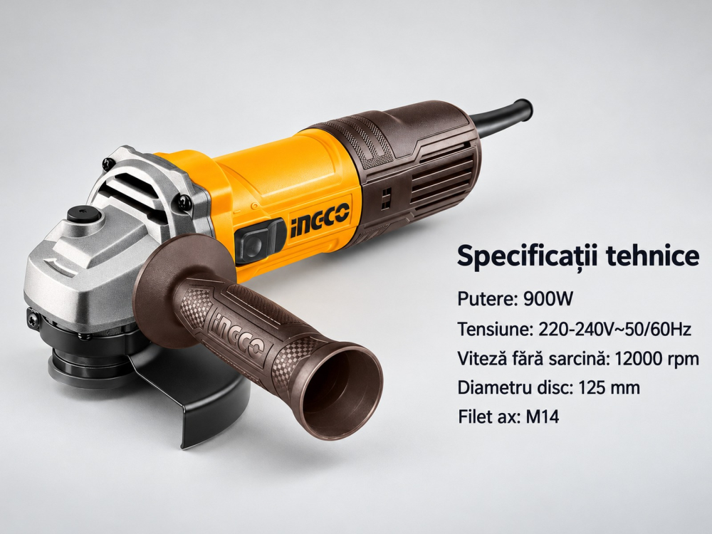 Flex Unghiular 900W, 125mm, 220V [3]