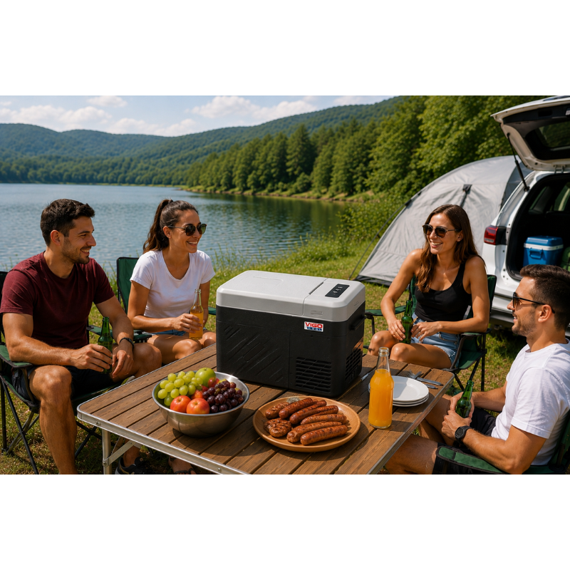 Frigider auto cu compresor 15L, 12/24/230V, Bluetooth, Racire si Congelare -20°C pana la +20°C [27]