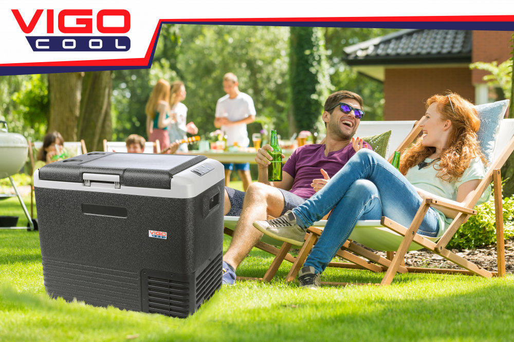 Frigider auto portabil 50L, compresor, 12/24/230V, Bluetooth [12]