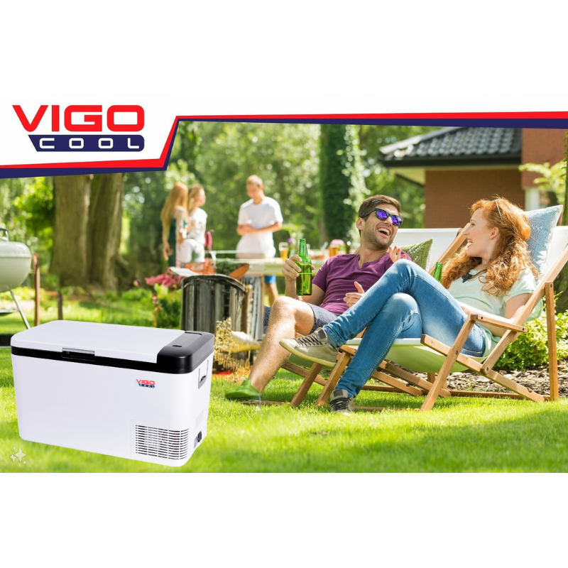 Frigider auto portabil cu roti si maner telescopic, 25L, compresor, 12/24/230V, Bluetooth si Aplicatie [11]