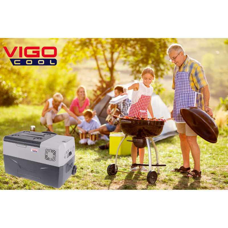 Frigider auto portabil cu roți si maner telescopic, 30L, compresor, 12/24/230V, Bluetooth si Aplicatie [13]