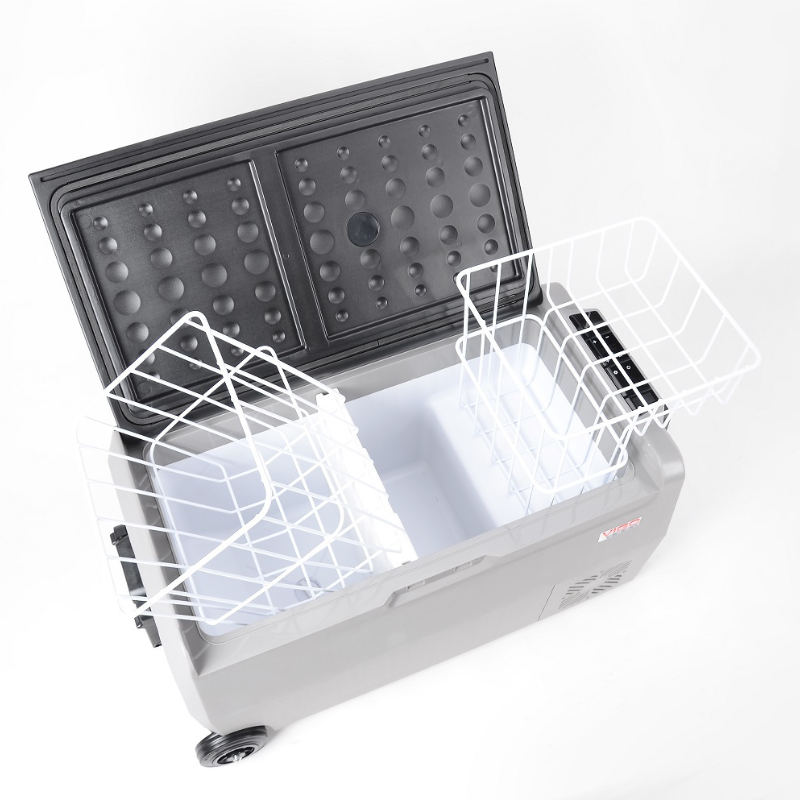 Frigider auto portabil cu roti si maner telescopic, 36L, compresor, 12/24/230V, Bluetooth si Aplicatie [2]