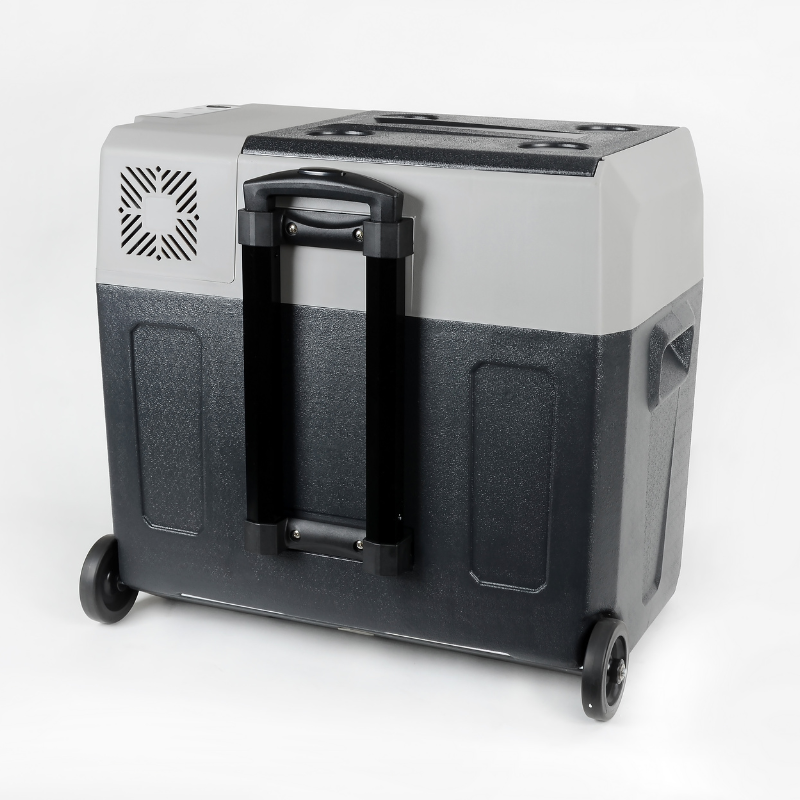 Frigider auto portabil cu roti, VigoCool 50L, compresor, 12/24/230V, Bluetooth [12]
