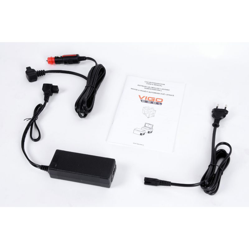 Frigider auto portabil VigoCool 35L, compresor, 12/24/230V, Bluetooth, cu doua compartimente [10]