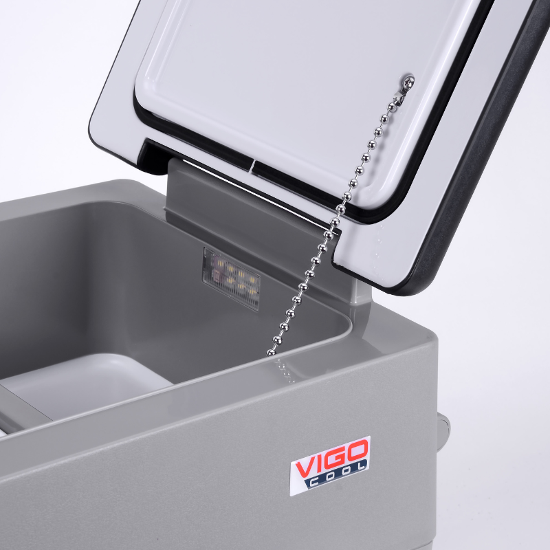 Frigider auto portabil VigoCool 35L, compresor, 12/24/230V, Bluetooth, cu doua compartimente [7]