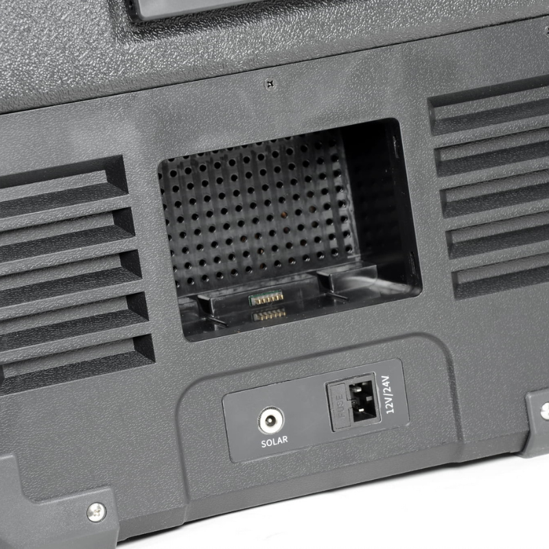 Frigider auto portabil VigoCool 50L, compresor, 12/24/230V, Bluetooth, Baterie si incarcare solara [15]
