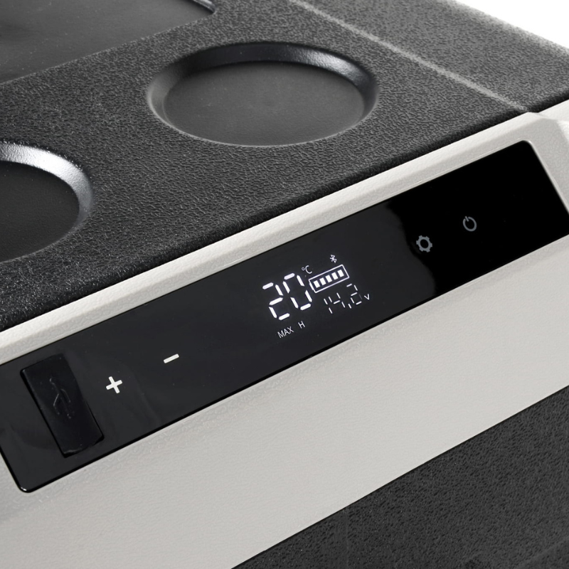 Frigider auto portabil VigoCool 50L, compresor, 12/24/230V, Bluetooth, Baterie si incarcare solara [14]
