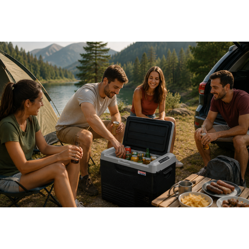 Frigider Portabil cu Compresor V30M, 30L, 12/24/230V, Bluetooth, Congelare -20°C [23]