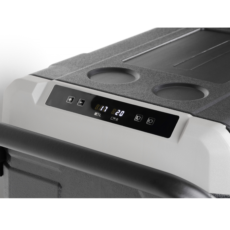 Frigider portabil dublu cu compresor Vigo Cool 35L 12/24/230V cu roti si maner si aplicatie Bluetooth [3]