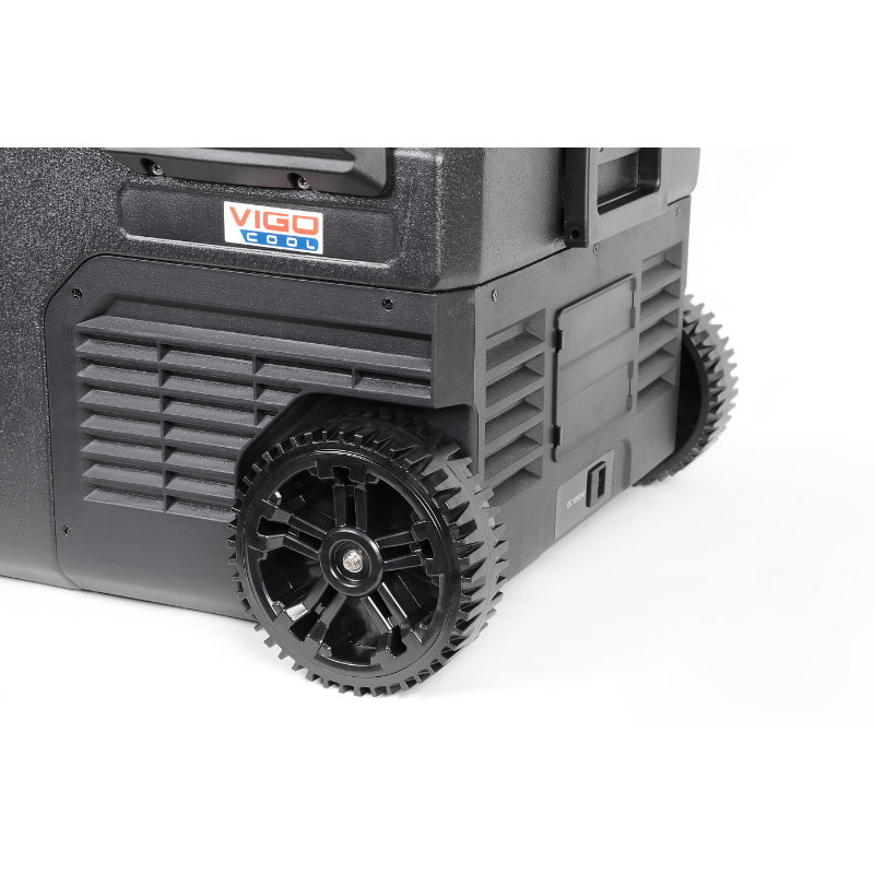 Frigider portabil dublu cu compresor Vigo Cool 35L 12/24/230V cu roti si maner si aplicatie Bluetooth [11]