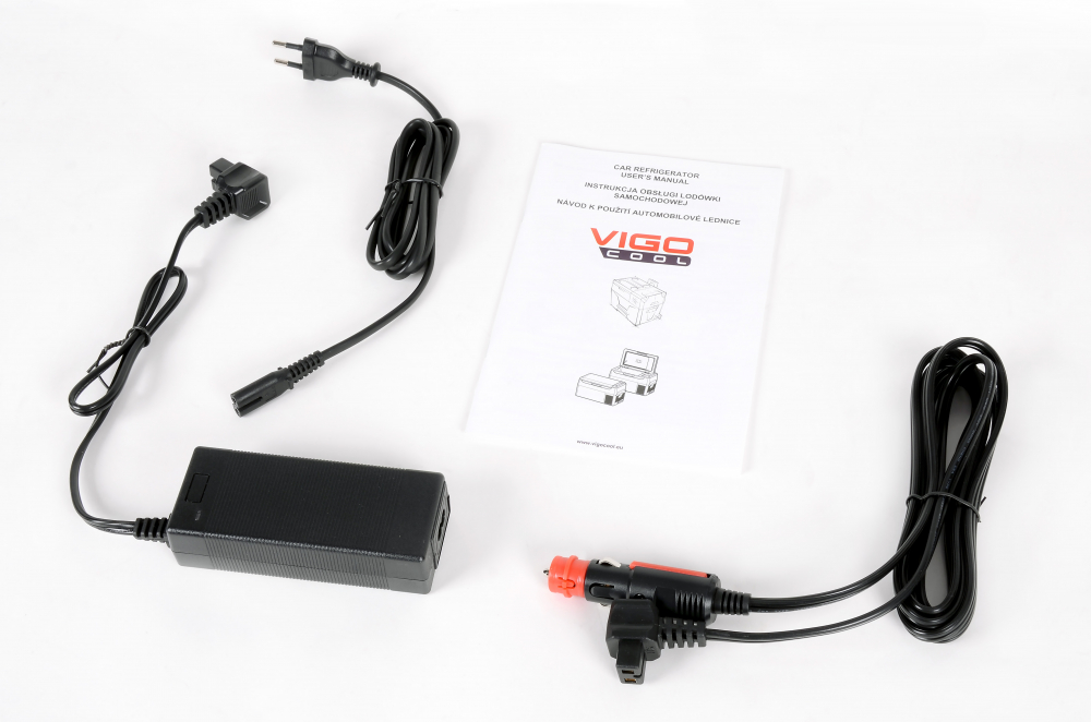 Frigider portabil dublu cu compresor Vigo Cool 35L 12/24/230V cu roti si maner si aplicatie Bluetooth [10]