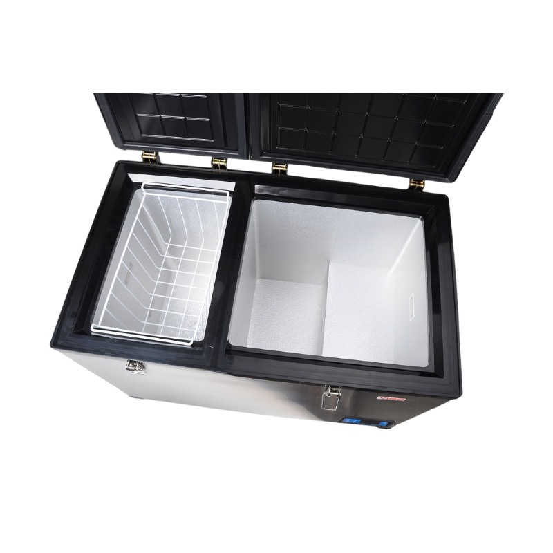 Frigider portabil dublu cu compresor Vigo Cool 125L 12/24/230V, aplicatie Bluetooth, temperatura duala [2]