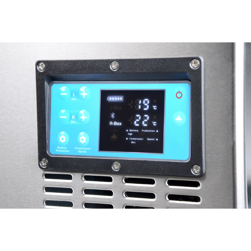 Frigider portabil dublu cu compresor Vigo Cool 125L 12/24/230V, aplicatie Bluetooth, temperatura duala [8]